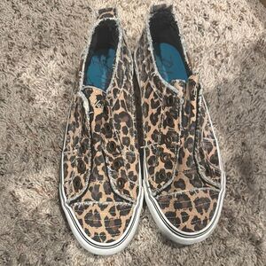 Blowfish Leopard Print Slip-On Sneakers